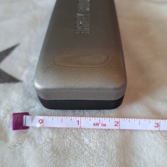 Harley Davidson Gray Satin Black Hard Shell Eye Glass ~ Sunglasses Case - Picture 8 of 8